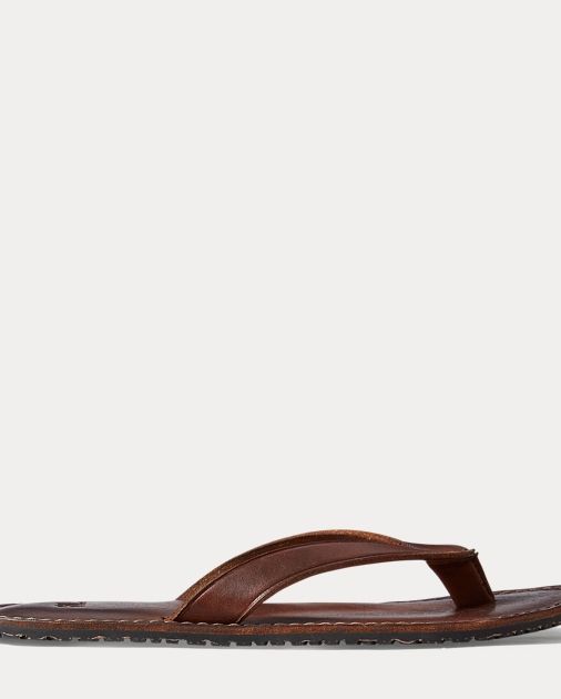 Leather Flip-Flop Sandal | Ralph Lauren (US)