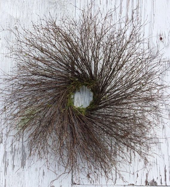 Wreath Door Size Wreath Dried Wreath Snowberry Twig Wreath | Etsy | Etsy (US)