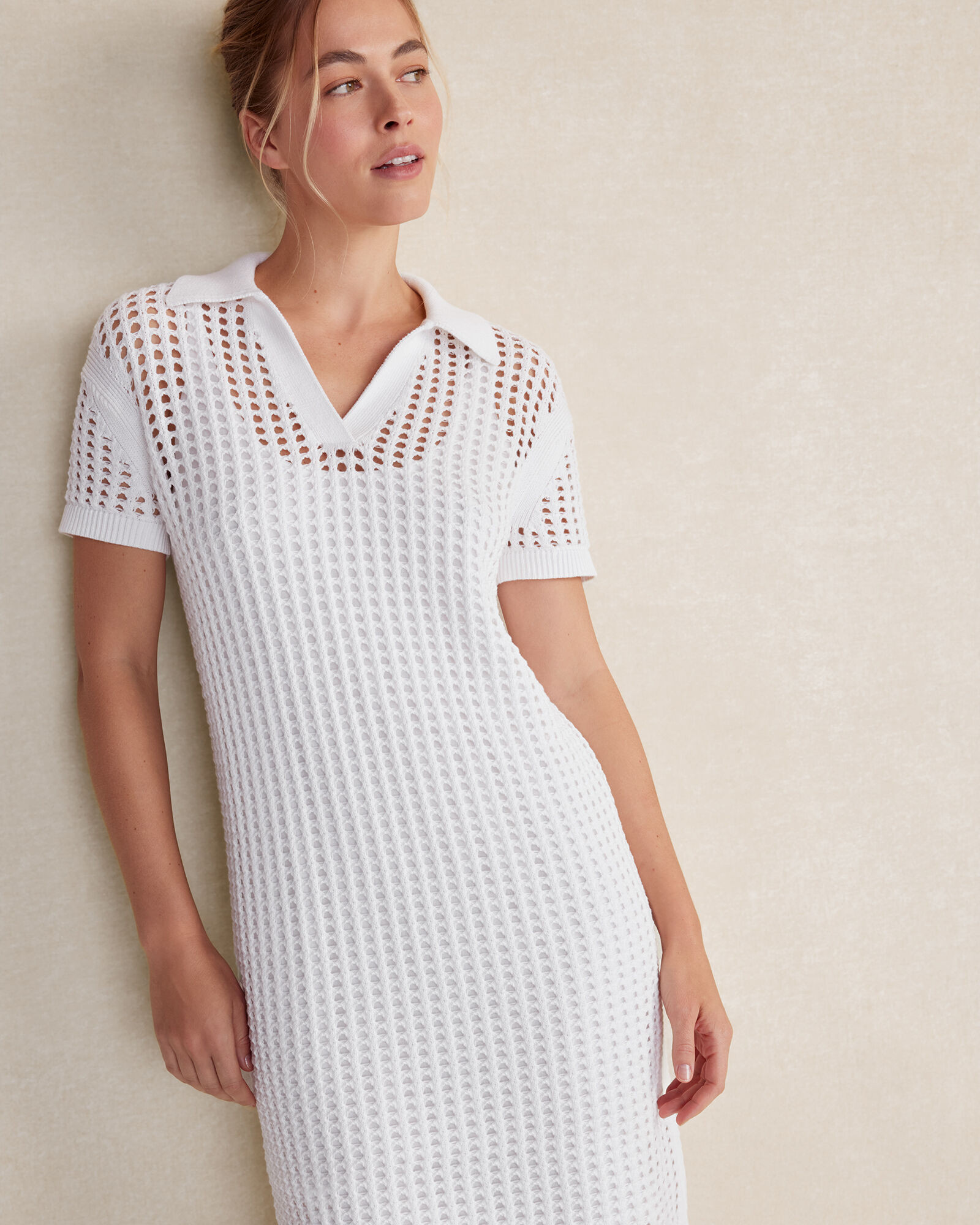 Organic Cotton Open Stitch Dress | Haven Well Within