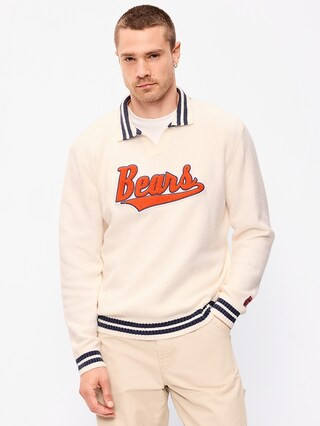 Chicago Bears Collared Sweater for Men | Old Navy (US)