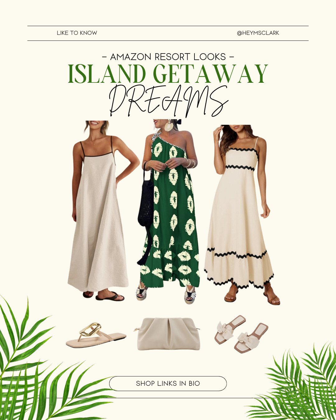 If you're dreaming of your next beach getaway or a chic resort vacation, I’ve got you covered with affordable and stylish resort wear from Amazon! 🏖️

Why You NEED These: Not only will you look fab, but you’ll be saving major $$$ while rocking these resort-ready styles. Perfect for those impromptu weekend getaways or planned vacations. ✈️

✨ Tap to shop now and treat yourself! With FREE shipping on Prime, it's never been easier to update your vacation wardrobe. ✨ 

 #LTKSeasonal #LTKFindsUnder100 #LTKStyleTip