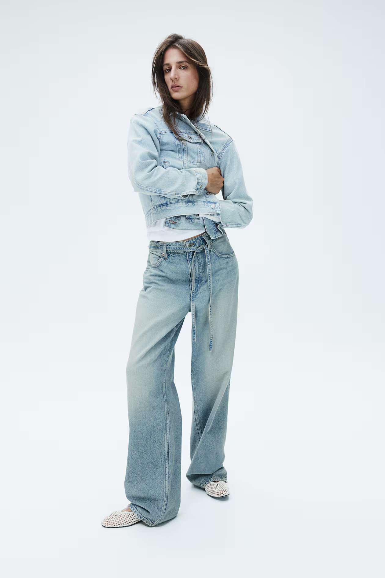 Super Baggy Low Jeans - Helles Denimblau - Ladies | H&M AT | H&M (DE, AT, CH, NL, FI)