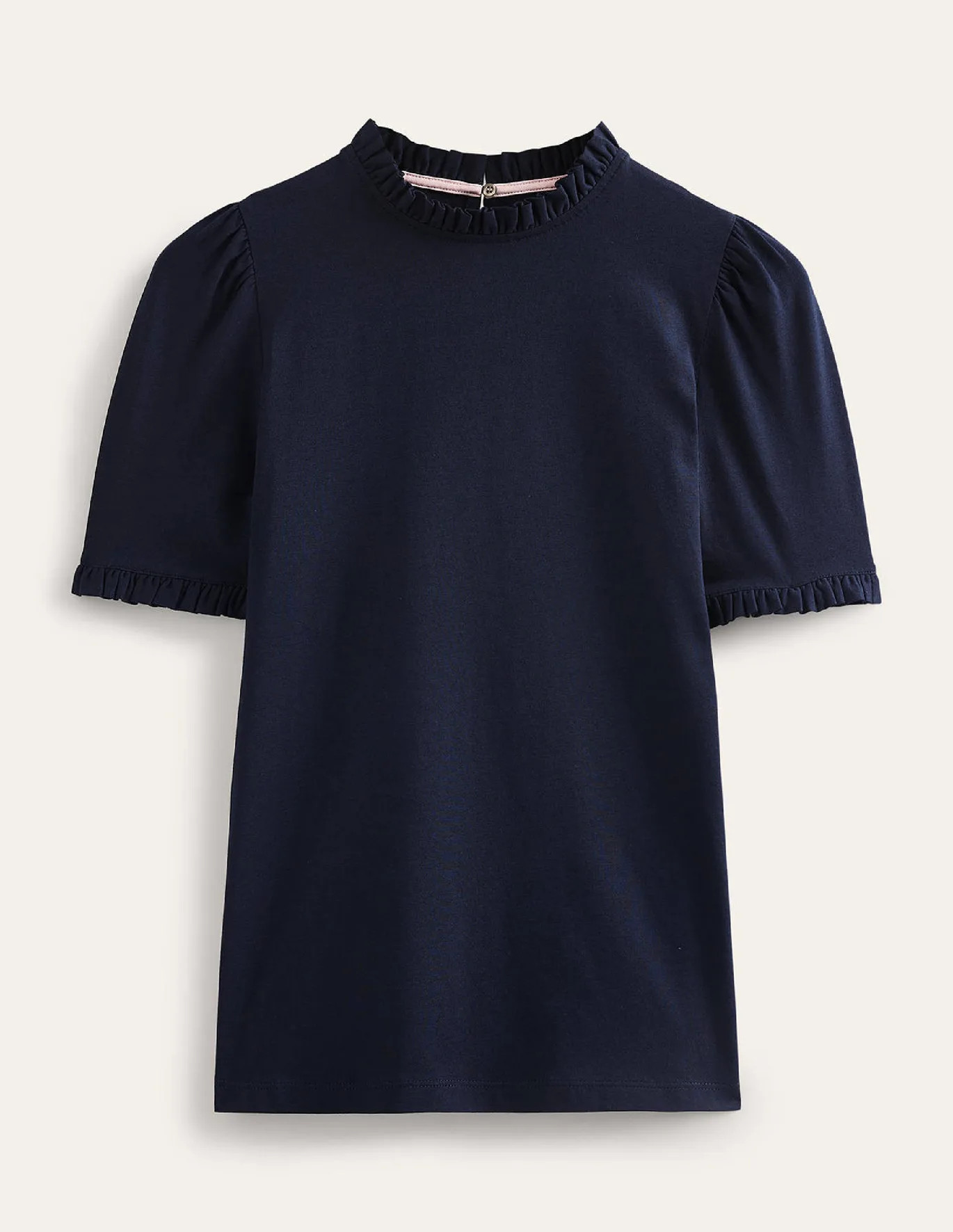 Supersoft Frill Detail T-shirt | Boden (US)