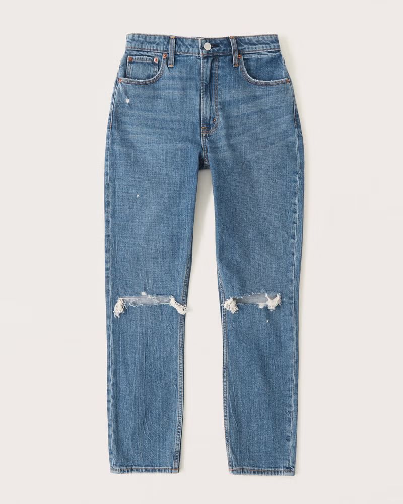 Women's Curve Love High Rise Skinny Jeans | Women's | Abercrombie.com | Abercrombie & Fitch (US)