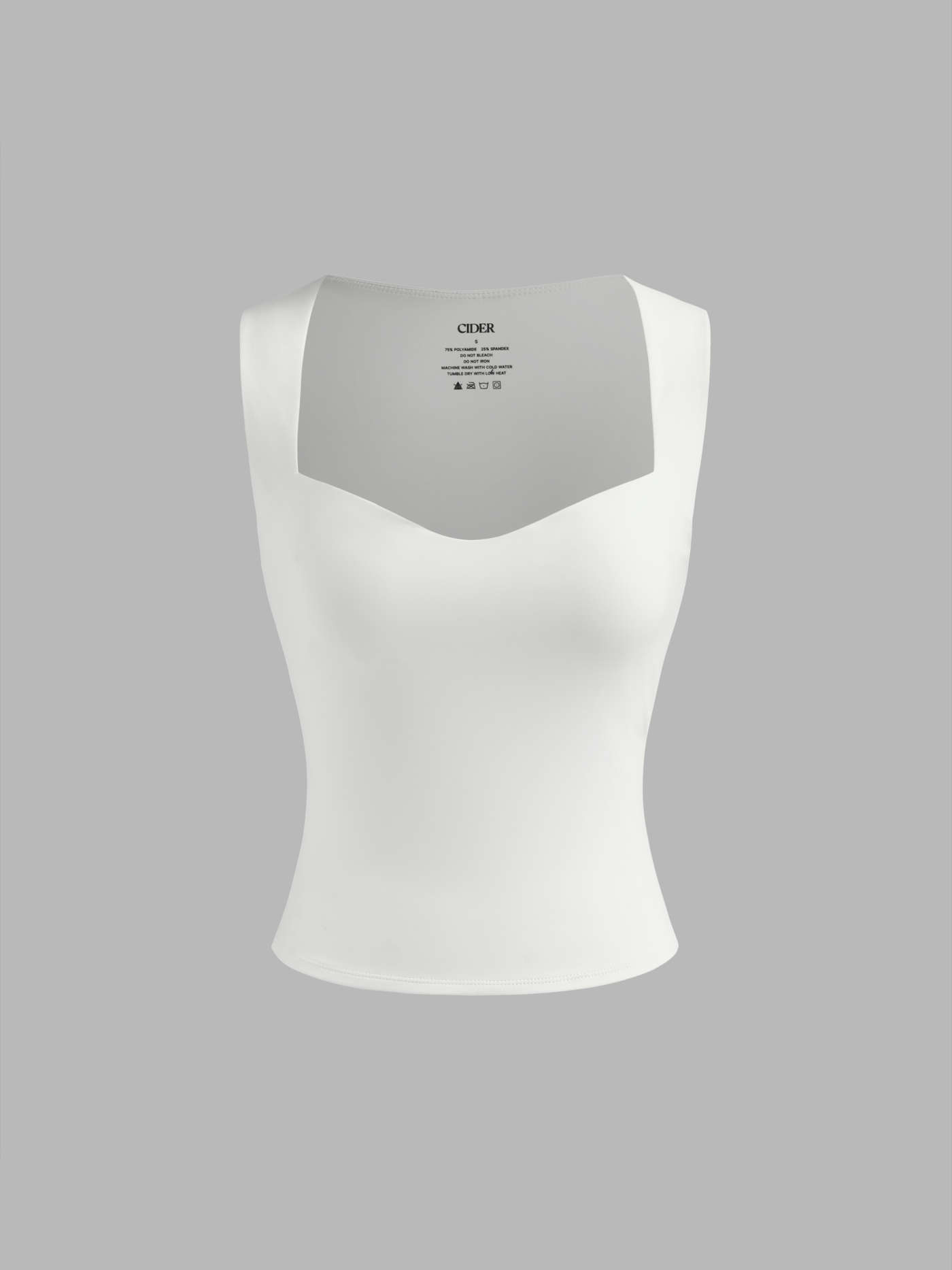 Sweetheart Neckline Polka Dot Lace Trim Knotted Cami Top \u00a323.90Flash Shipping | Cider