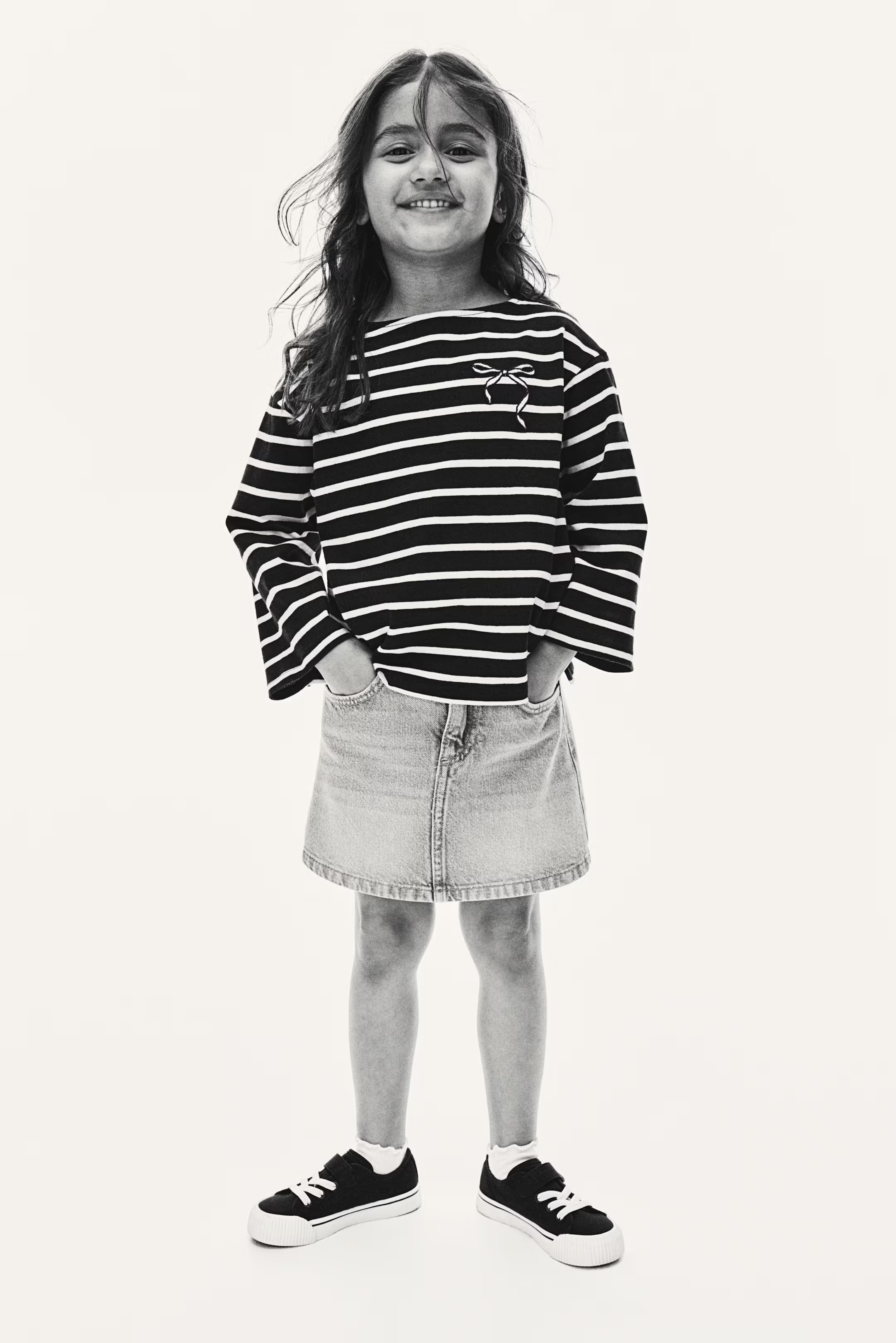 Cotton Top with Embroidered Detail | H&M (US + CA)