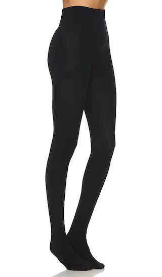 Full Foot Fleece Lined Tights in Black | Revolve Clothing (Global)