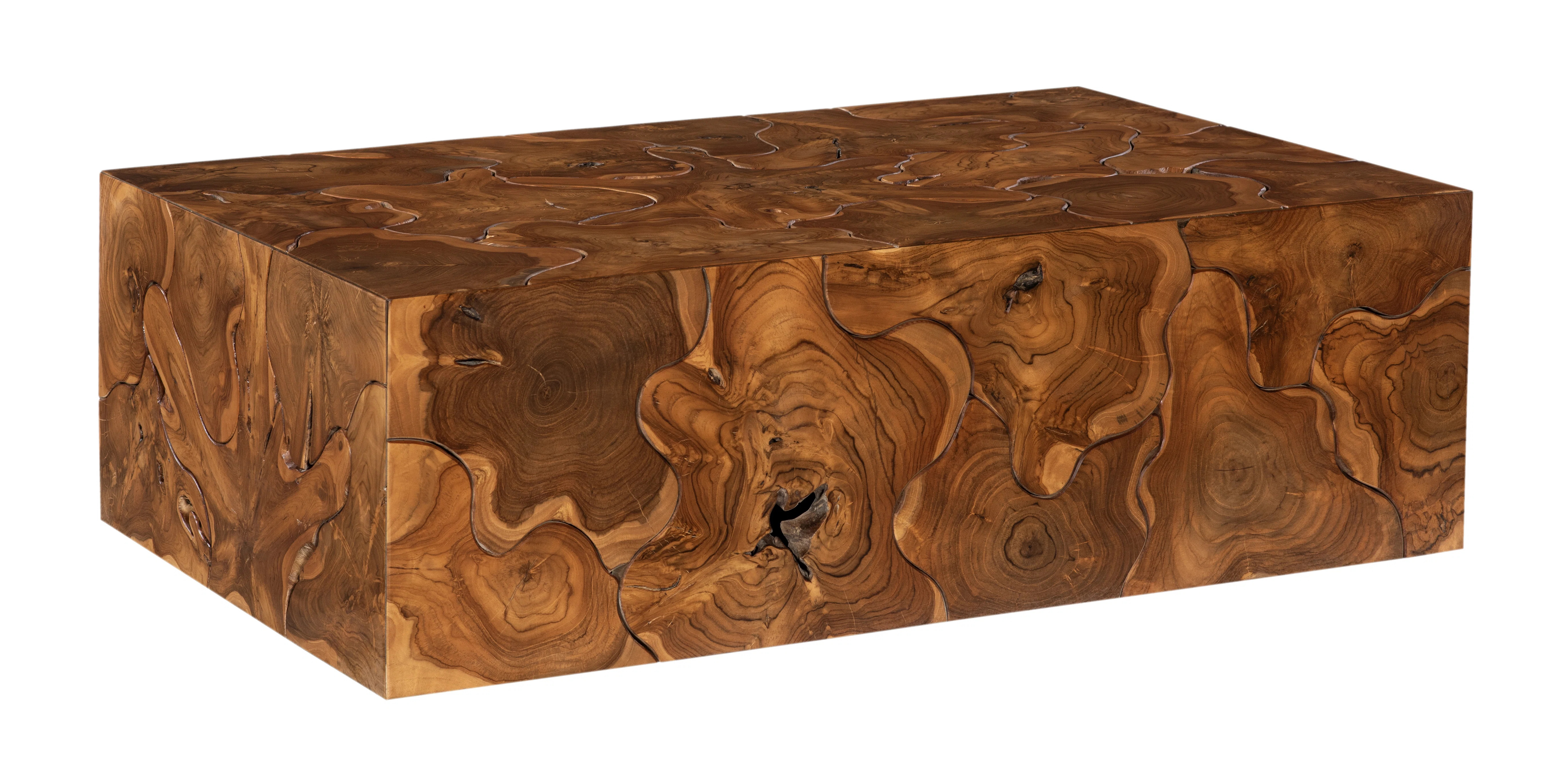 Teak Chunk Teak Slice Coffee Table | Wayfair North America