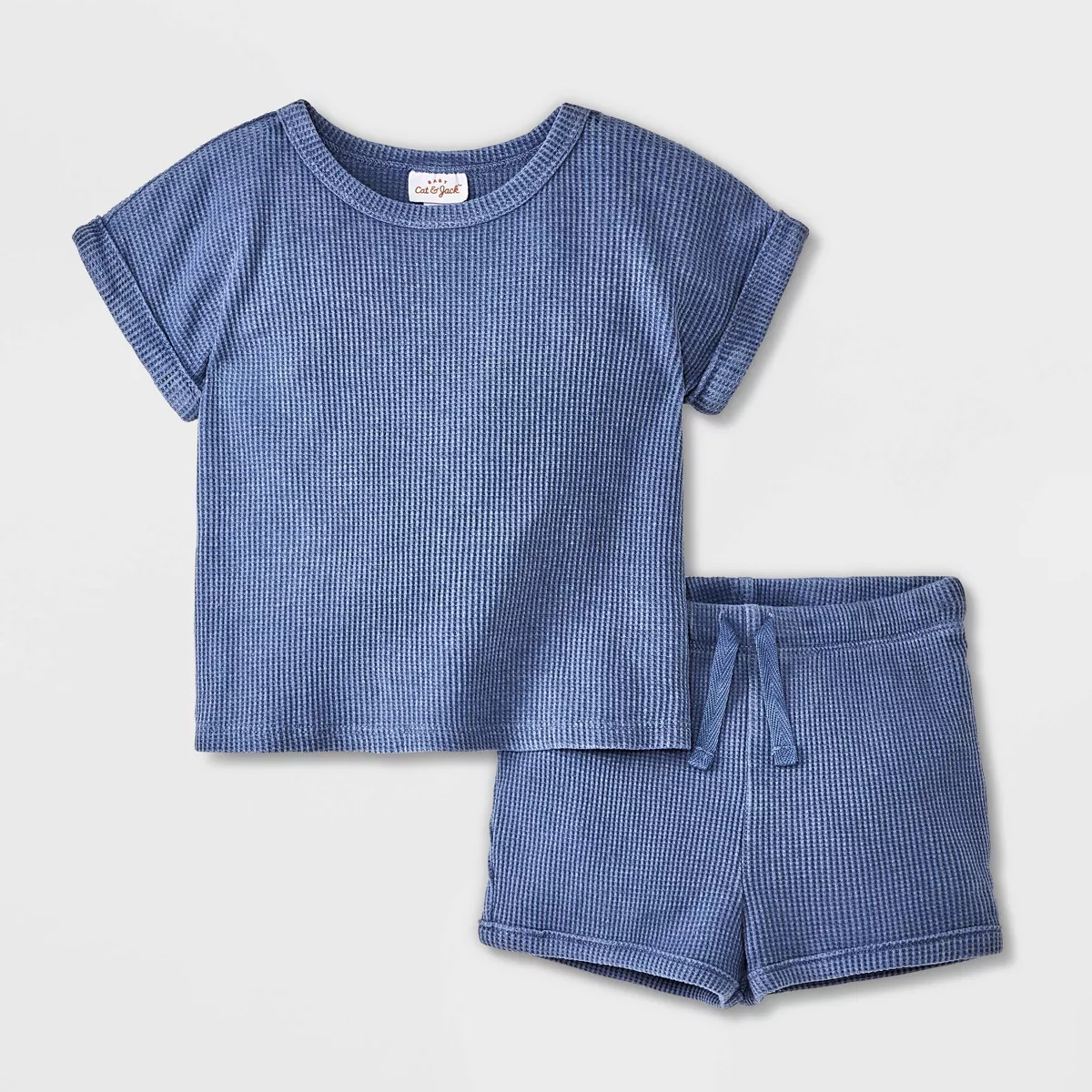 Baby Waffle Top & Bottom Set - Cat & Jack™ | Target