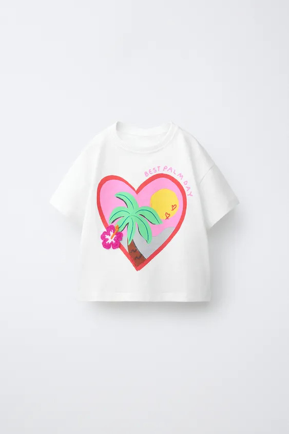 TROPICAL PRINT T-SHIRT | Zara US