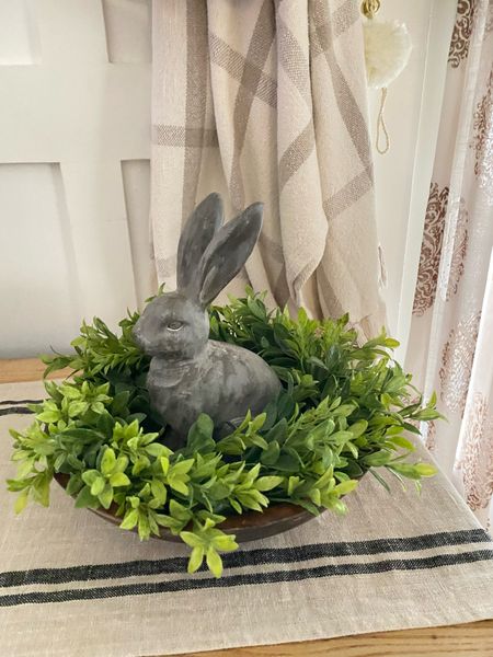Vintage bowl
Wreath
Bunny


#LTKSeasonal #LTKhome #LTKsalealert