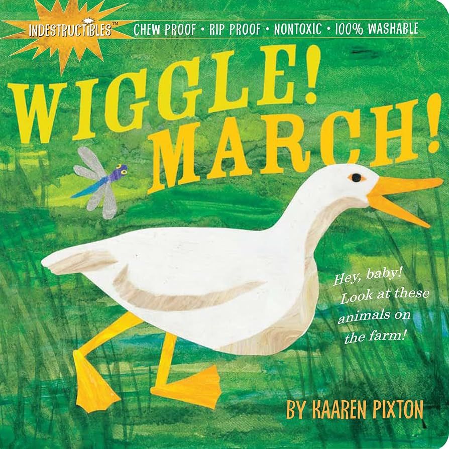 Indestructibles Wiggle! March!: Chew Proof · Rip Proof · Nontoxic · 100% Washable (Book for Ba... | Amazon (US)