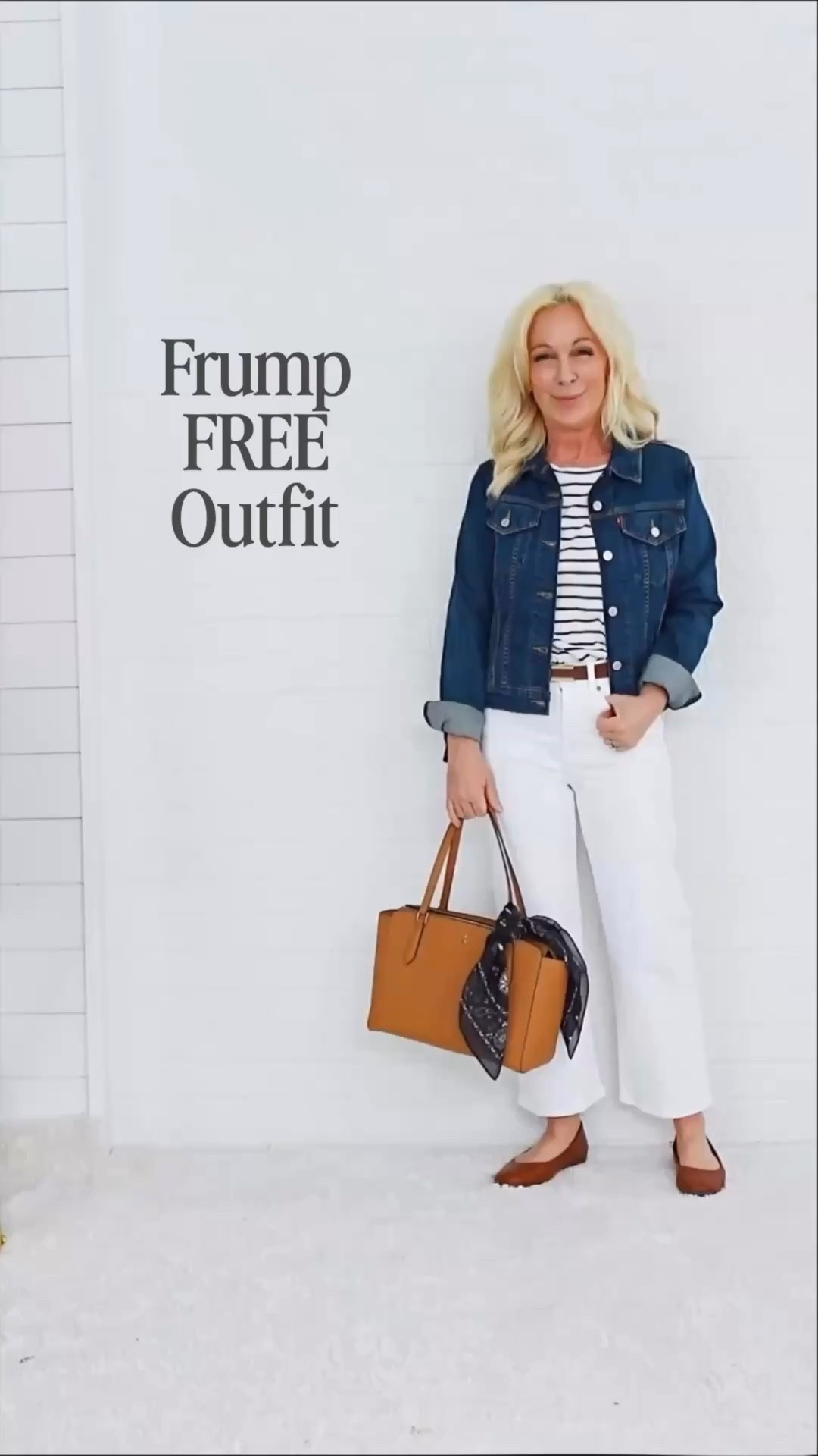 Things we are NOT doing this Spring… ❌ Frump-inista Fashion
❌ Grandma Core ❌ 50 Ways to Tie a Scarf (like Grandma)

👵🏻Even if we *are* grandmas, we are not dressing like grandmas.

What we ARE doing: 

🤍 Taking a simple denim jacket and adding a few intentional touches that make the whole outfit look polished… without trying too hard.

Because it’s not about wearing more—
✅it’s about wearing the right pieces.

💬 Comment CHIC if you agree and love this look.✨
💬 Comment FRUMP if you’d rather dress like Grandma. 👵🏻

🛍️ Comment SHOP for links 
(I earn commission from these links.)

PS: No Grandma, that is not a tattoo on my arm - it is a bruise where I fell on the ice last week. 🤕

🌸Midlife It Girl Energy,
Valarie

#LTKSeasonal #LTKOver40 #LTKPetite