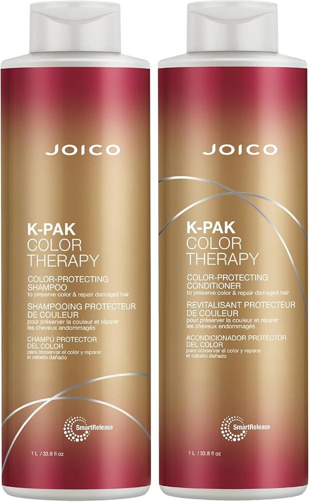 Joico K-PAK Color Therapy Color-Protecting Shampoo and Conditioner | For Color-Treated Hair | Boo... | Amazon (US)