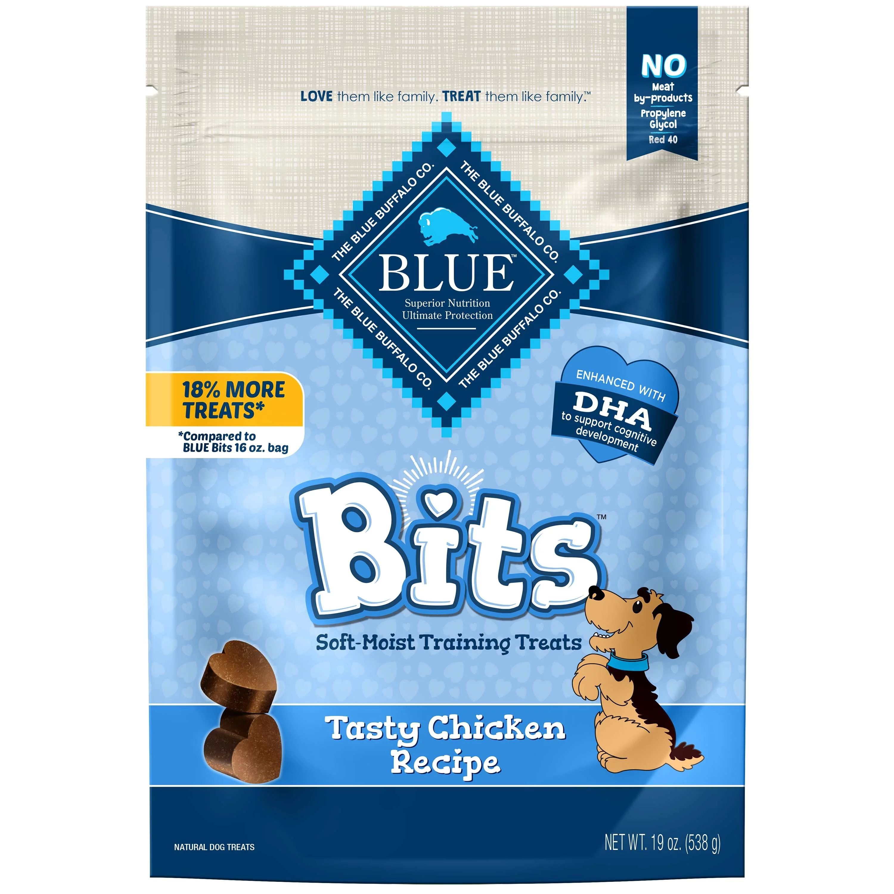 Blue Buffalo BLUE Bits Training Treats Chicken Flavor Soft Treats for Dogs, Whole Grain, 19 oz. B... | Walmart (US)