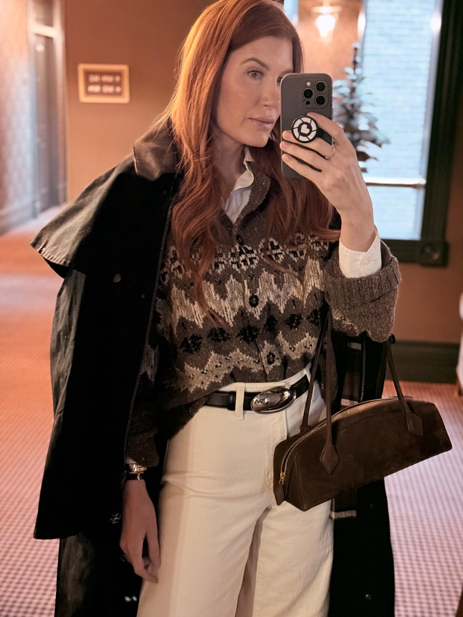 Fair Isle sweater for a full day of meetings.
Styled with light denim to transition into spring while still feeling right for Aspen.

#LTKWorkwear #LTKootd #LTKTravel