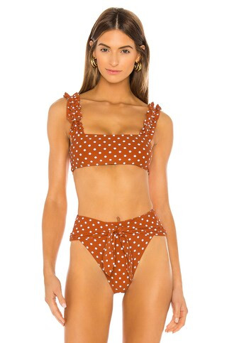 WeWoreWhat Como Bikini Top in Bran from Revolve.com | Revolve Clothing (Global)
