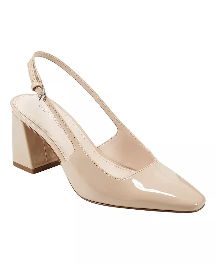 Women's Lethe Block Heel Pointy Toe Dress Pumps | Macy's