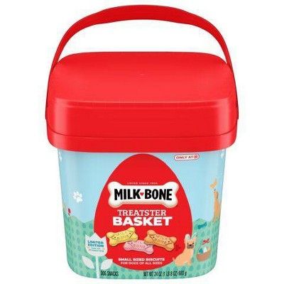 Milk-Bone Treatster Basket Dog Treats - Beef - 24oz | Target