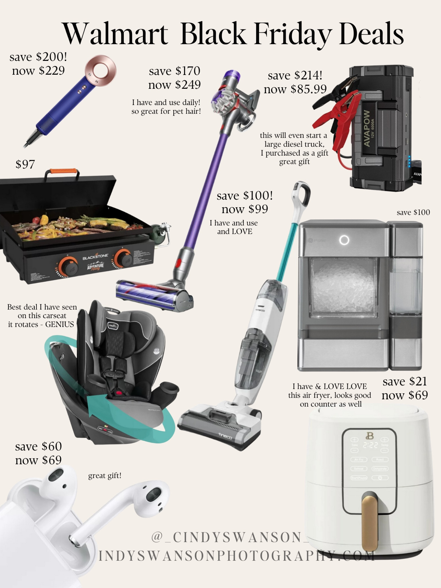 Favorite picks from the Walmart 
Black Friday deals 

Dyson, black stone. Nugget, ice maker, Evenflo, car seat, air fryer,

#LTKCyberWeek #LTKHoliday #LTKGiftGuide