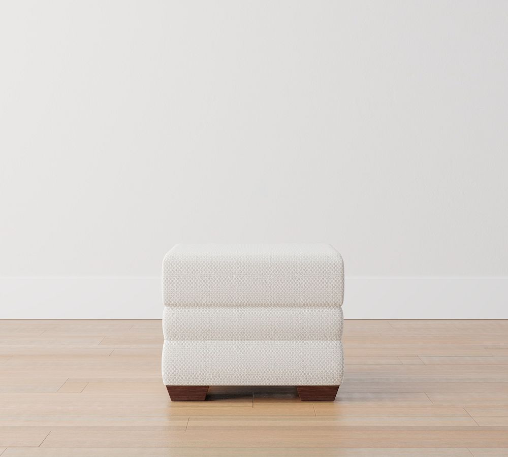 Celeste Upholstered Ottoman | Pottery Barn (US)