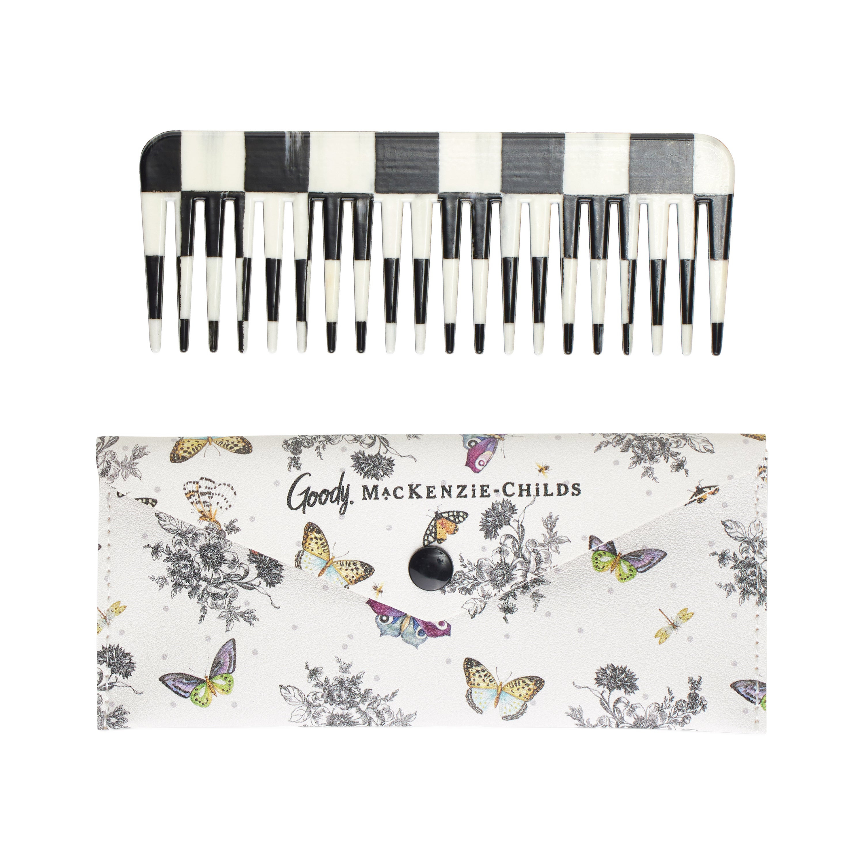 MacKenzie-Childs Goody Courtly Check Comb and Case | MacKenzie-Childs