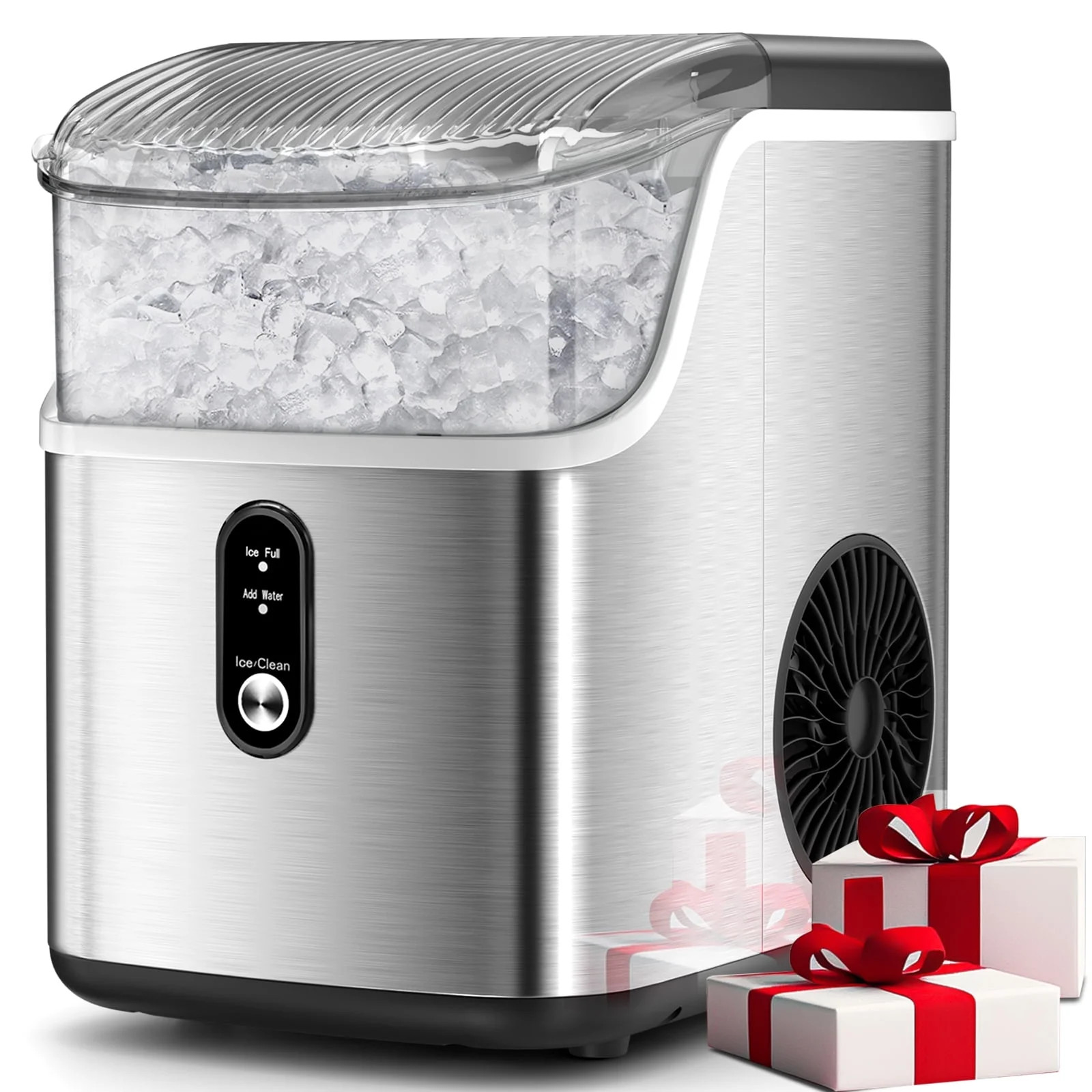 Auseo Nugget Ice Maker Countertop, Portable Ice Maker Machine with Self-Cleaning Function, 35lbs/... | Walmart (US)