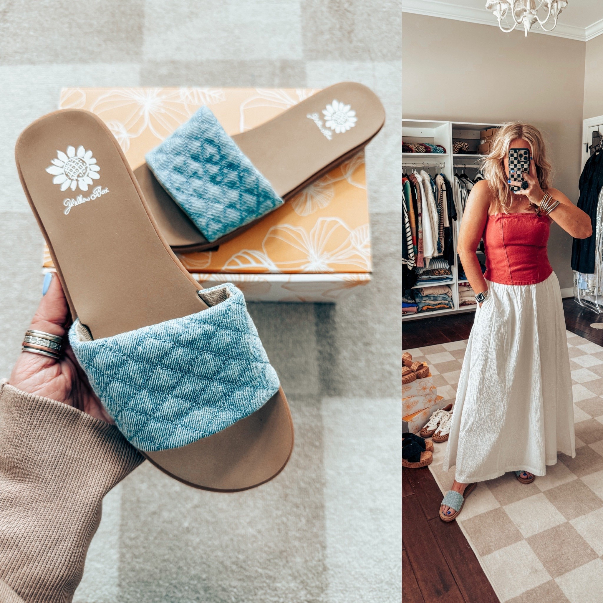 These denim sandals are so good! I love how comfy they’ll are! Sandals - true to size, red corset - M, white skirt - M 


#LTKShoeCrush #LTKStyleTip #LTKOver40