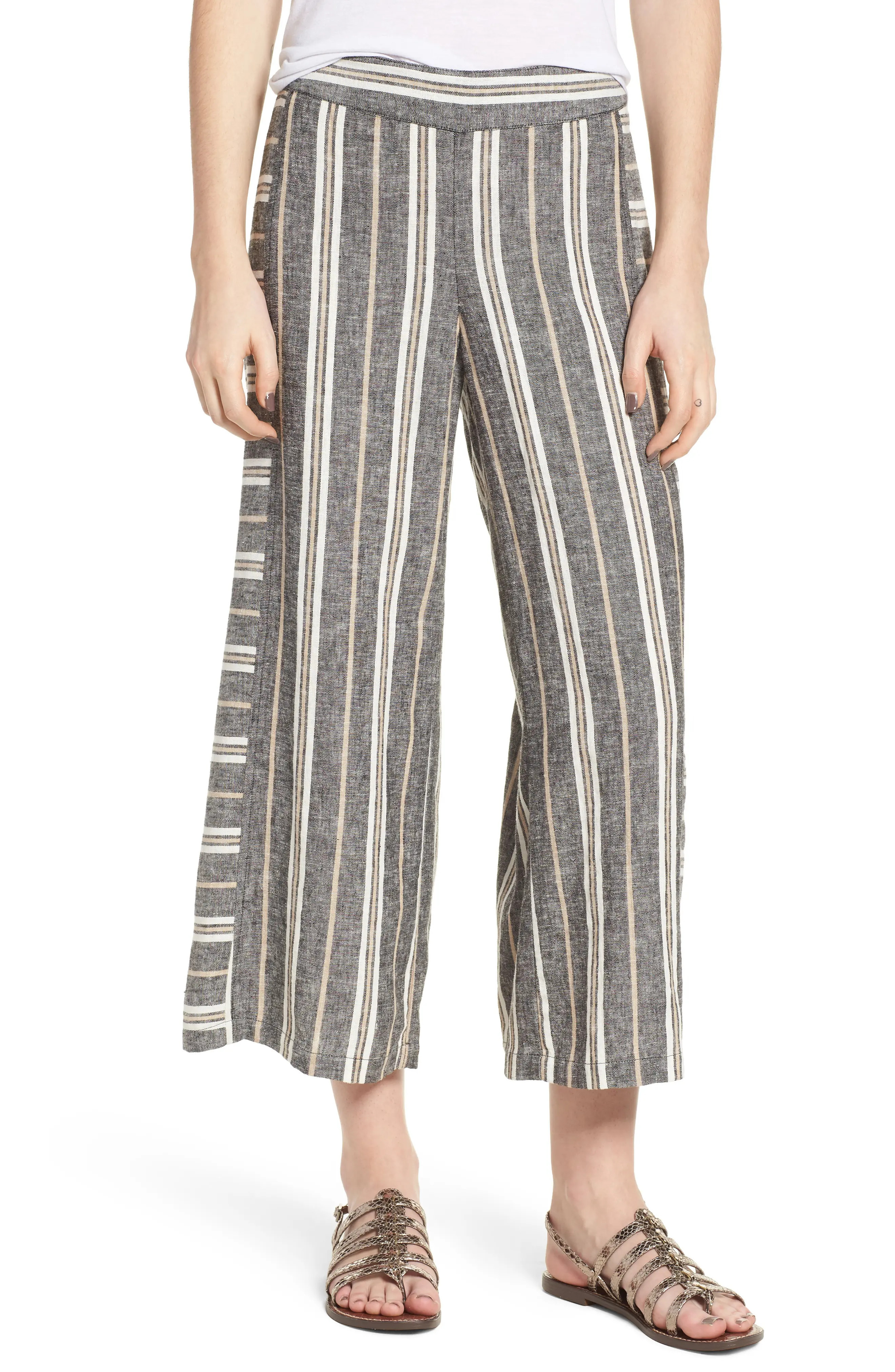 BP. Stripe Linen Blend Pants | Nordstrom