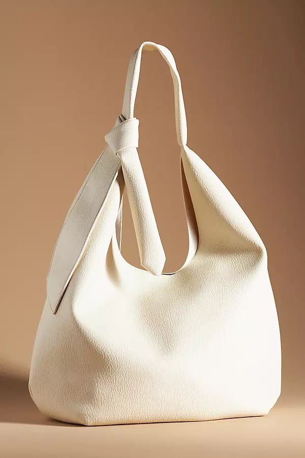 Maeve Knotted Bow Slouchy Bag | Anthropologie (US)
