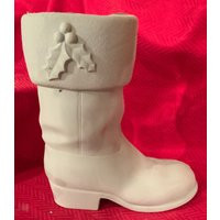 Ceramic Bisque~Boot W/Holly~9"" Tall~Christmas~~Duncan Mold Co. U-Paint~ Ready To Paint ~ | Etsy (US)