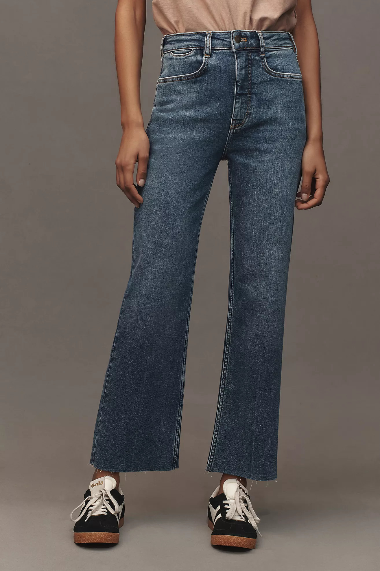 The Annie High-Rise Straight-Leg Jeans by Pilcro | Anthropologie (US)