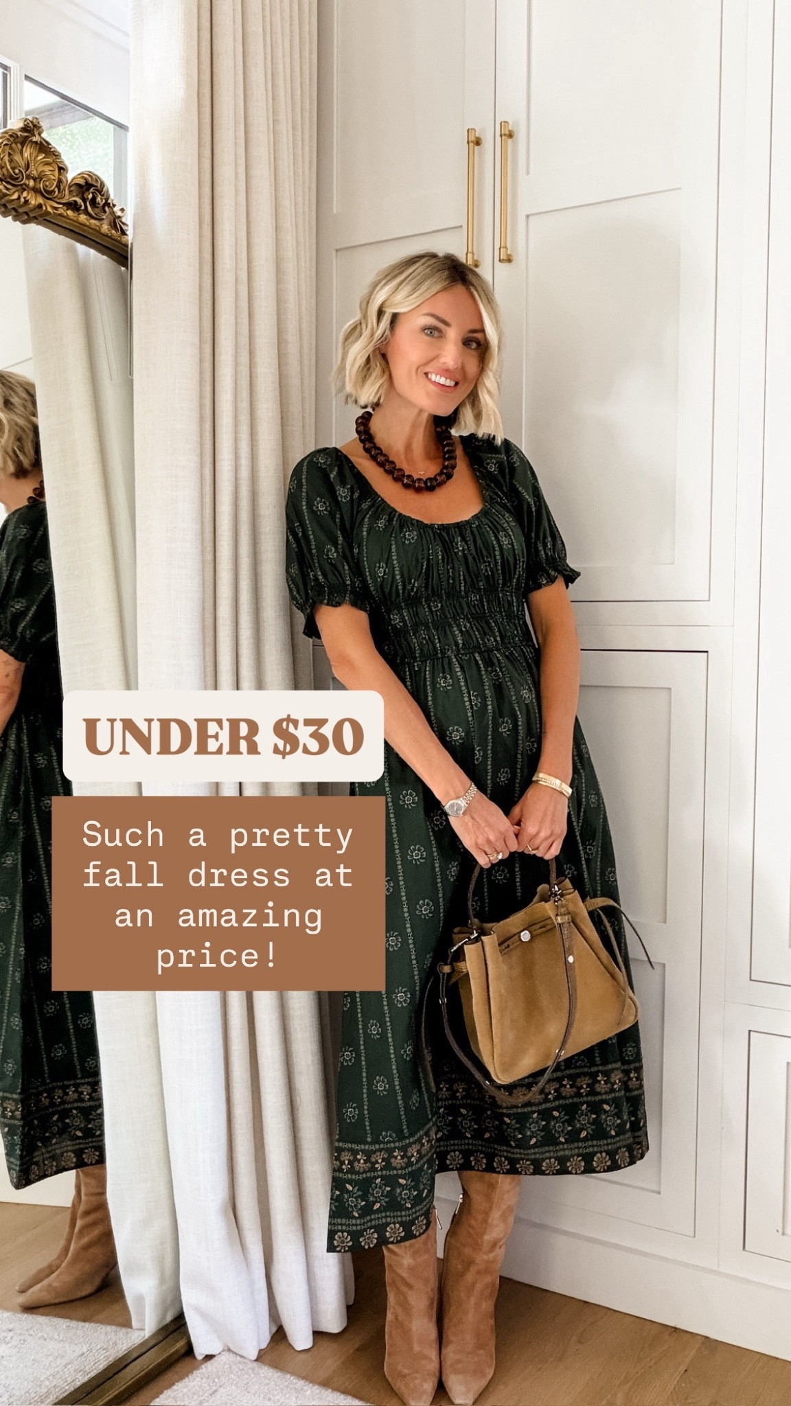 I cannot get over this green midi dress! It’s so pretty, and you can wear this to so much - church, work, Thanksgiving, etc! Wearing S!

Loverly Grey, Target sale, Labor Day sales, thanksgiving dress, fall outfit inspo, midi dress

#LTKSeasonal #LTKSaleAlert