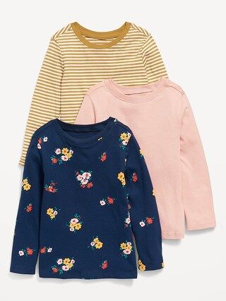 Unisex Long-Sleeve T-Shirt 3-Pack for Toddler | Old Navy (US)