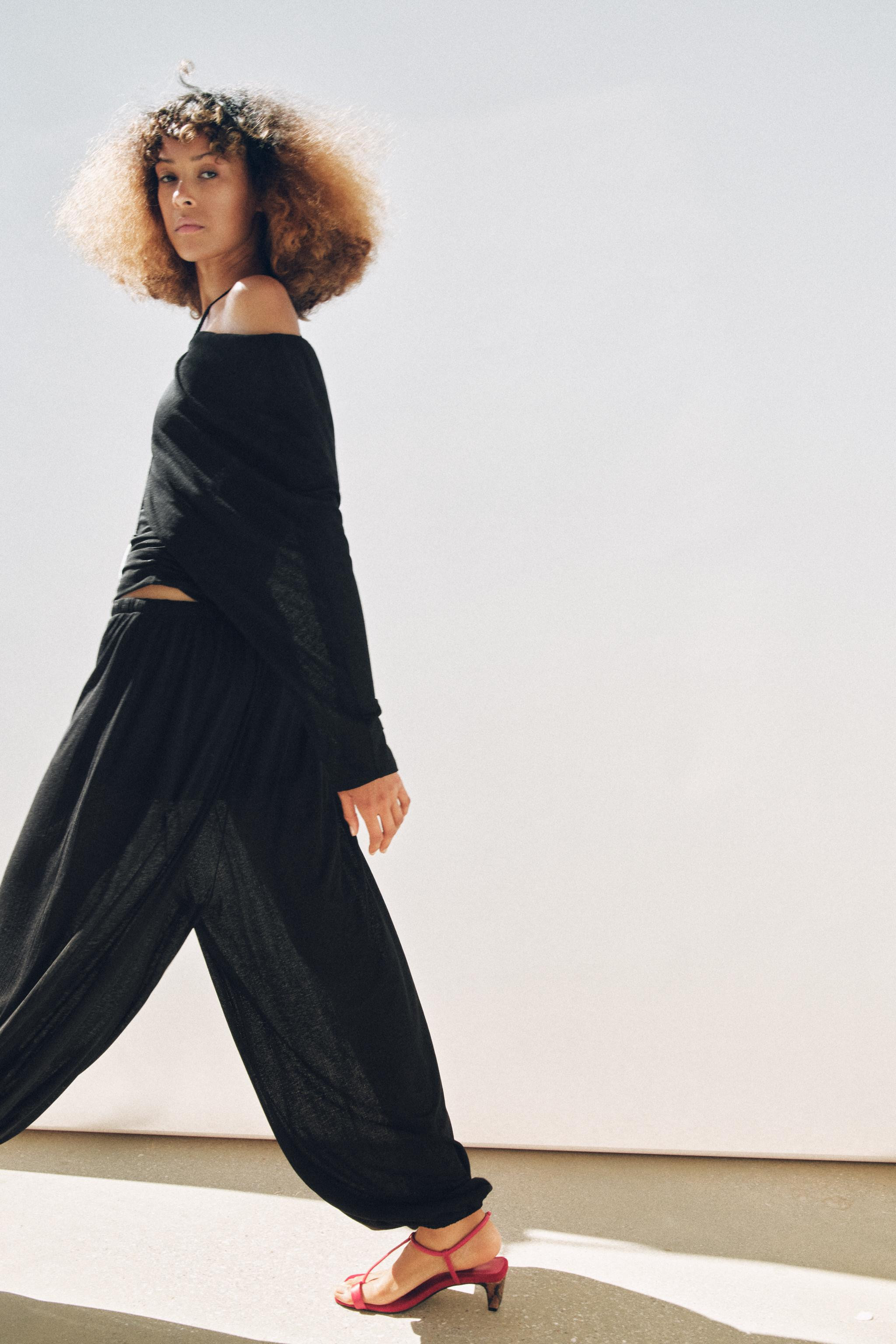 FLOWY BALLOON PANTS | Zara US