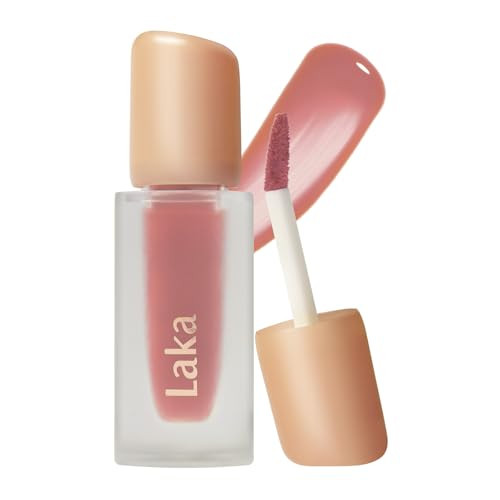 Laka Fruity Glam Tint, 4.5g/0.15oz, Glowing Lip Stain with Wide Color Spectrum, Hydrating & Lightweight Texture, Long-Lasting Bold Stain, Non-Sticky, Vegan, K-Beauty (#136 Oolong) | Amazon (US)