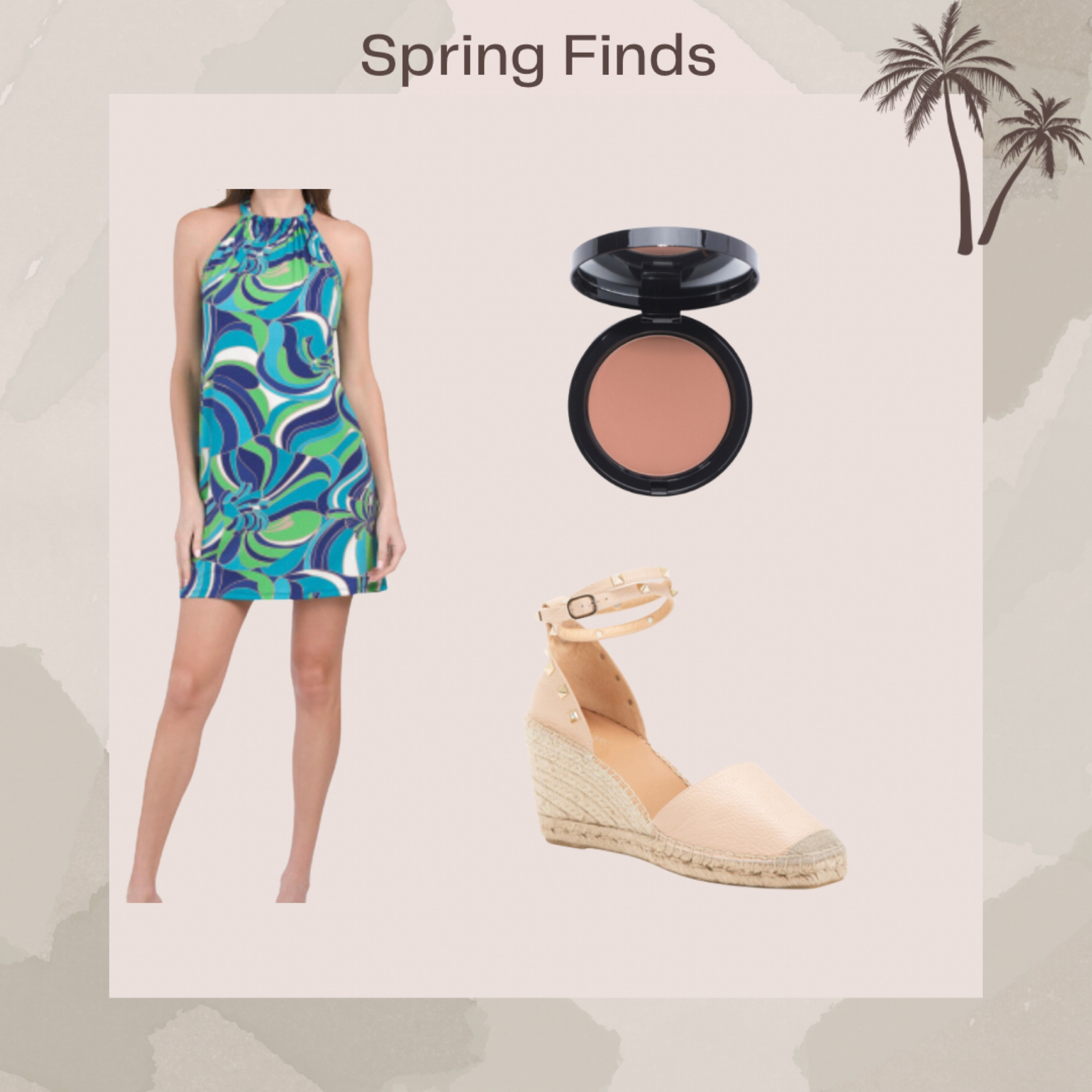 Spring finds at TJ max

Bobby brown bronzer
Trina Turk spring vacation mini dress 
Espadrille 

#LTKFind #LTKSeasonal #LTKshoecrush