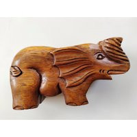 Wooden Magic Jewelry Box - Puzzle Elephant | Etsy (US)
