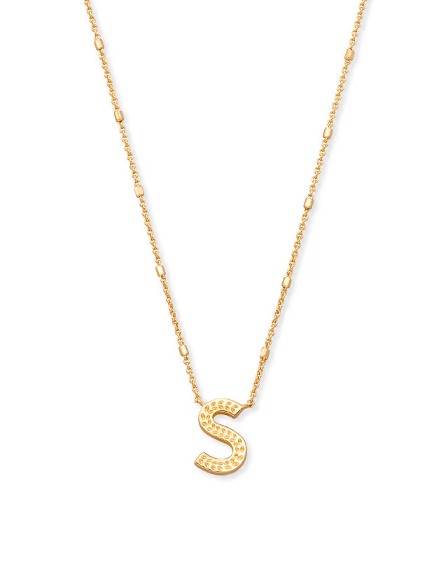 Letter A Pendant Necklace in Gold | Kendra Scott | Kendra Scott
