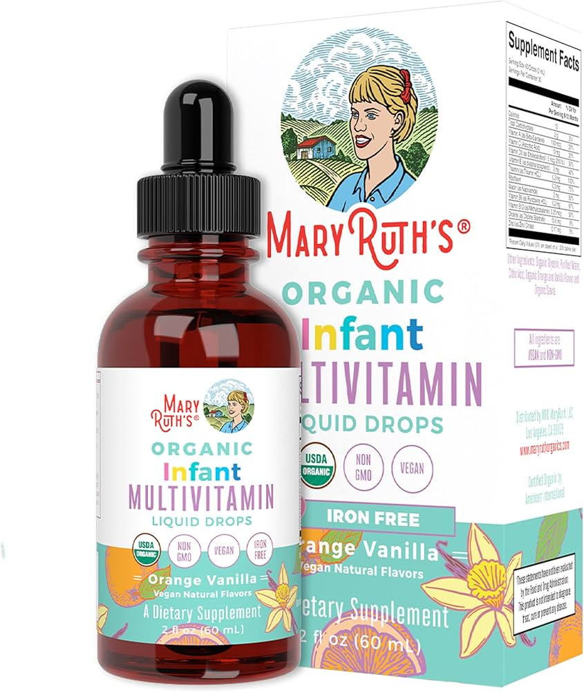 Multivitamin & Multimineral for Infants by MaryRuth's | USDA Organic | Sugar Free | Liquid Vitami... | Amazon (US)