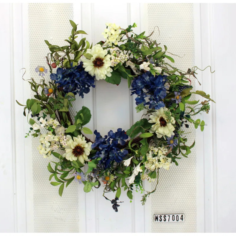 Faux Mixed Assortment Silk 19'' Wreath | Wayfair North America