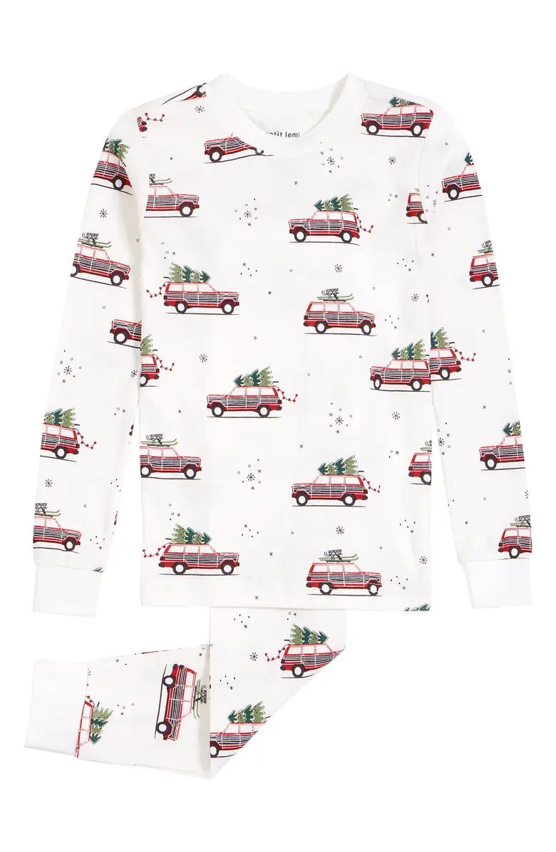 Petit Lem Festive Cars Two-Piece Pajamas | Nordstrom | Nordstrom