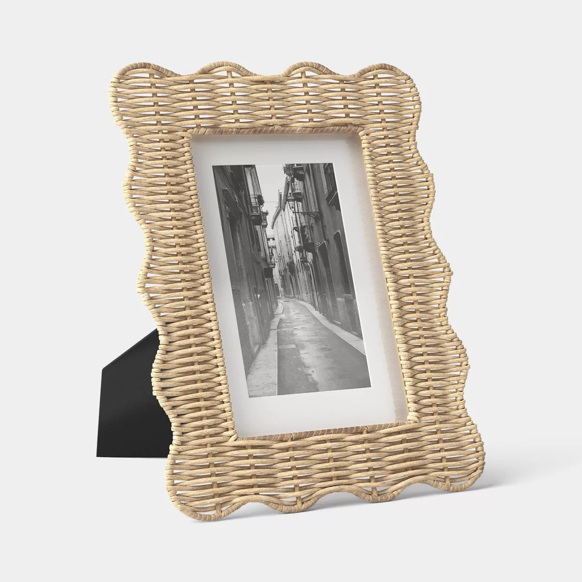 8"x10" Matted to 5"x7" Rattan Wavy Picture Frame - Threshold™ | Target