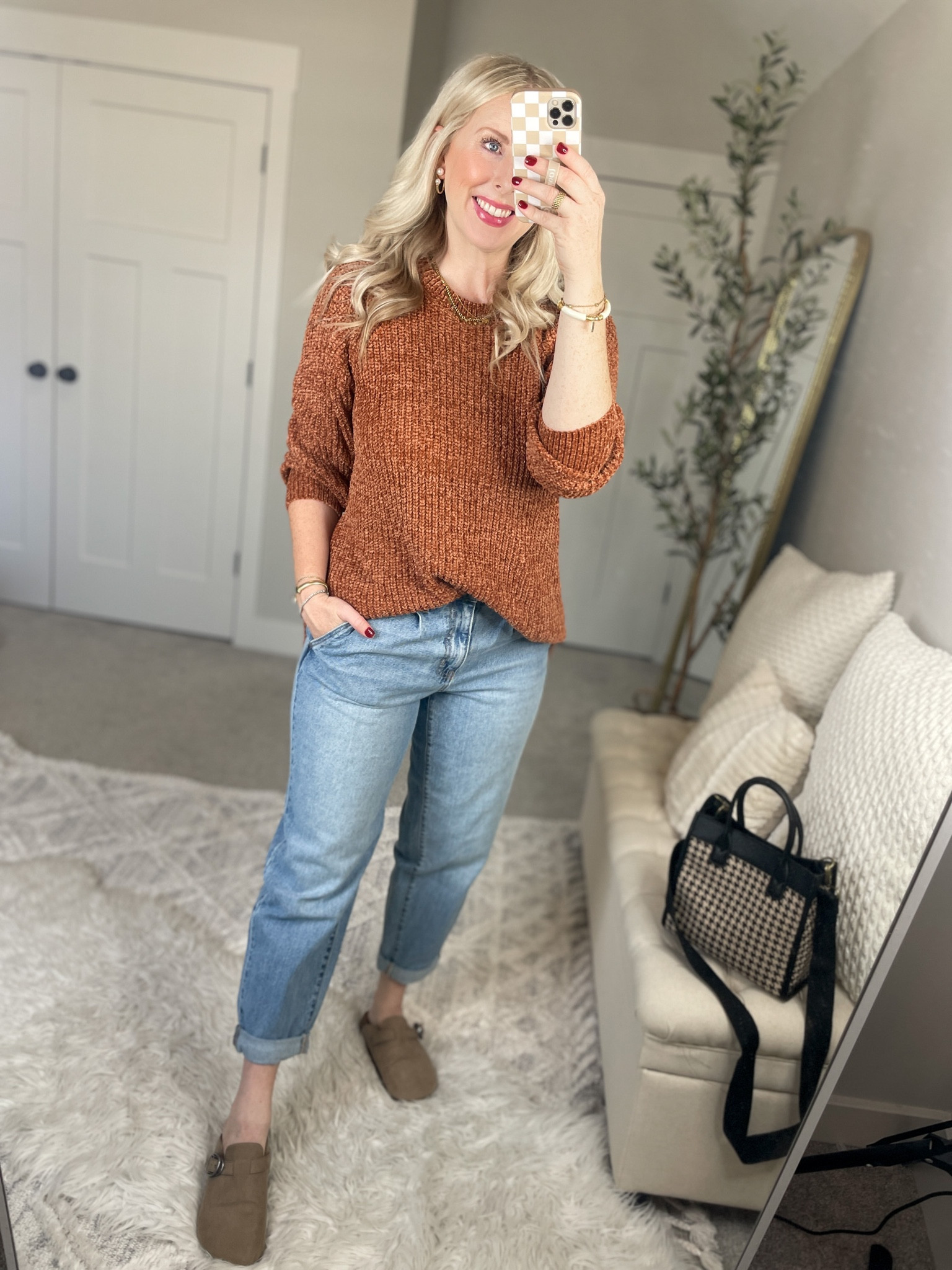 Weekend Walmart wins try on 
Sweater- medium 

#LTKfindsunder50 #LTKSeasonal #LTKstyletip