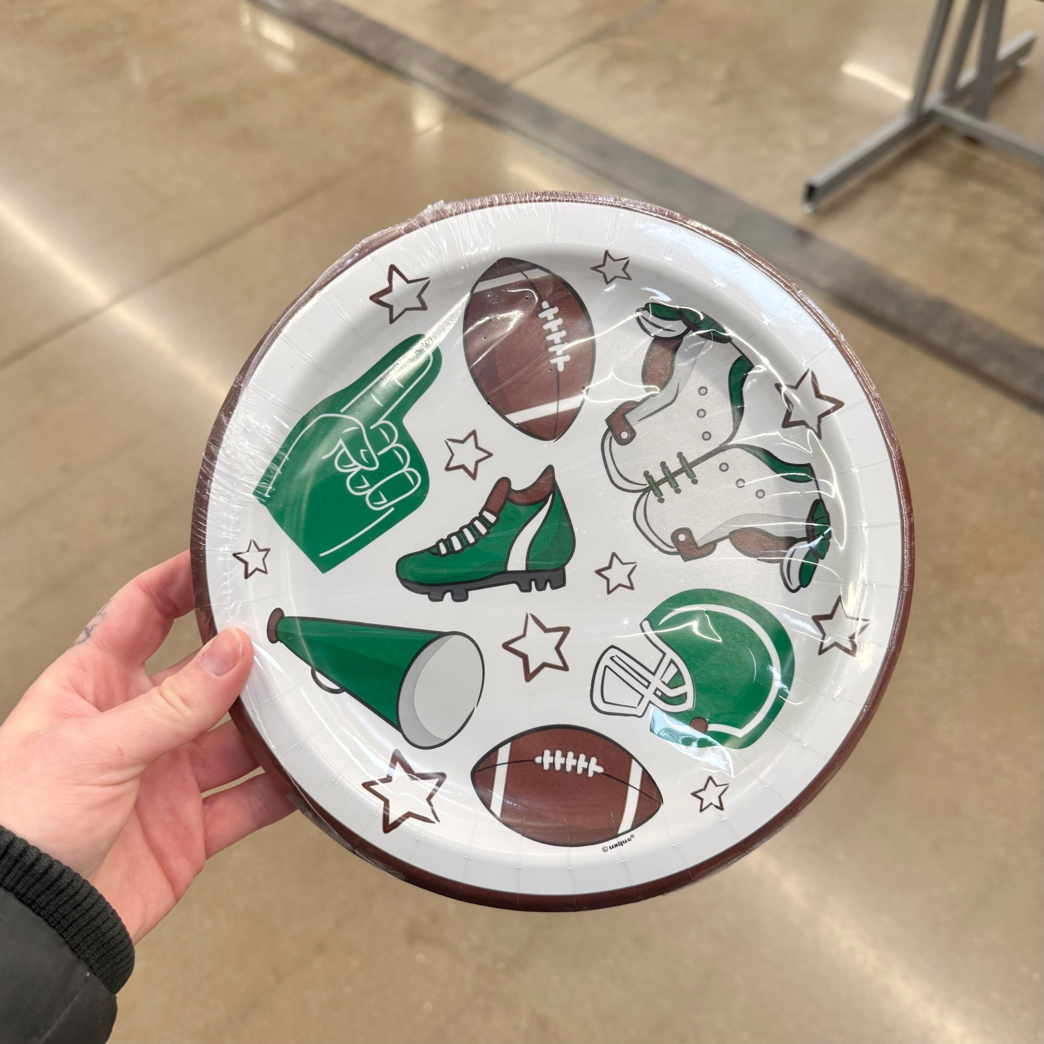 @walmart 
Way to Celebrate 
Football Zone 9", 30ct
$3.97

#LTKSeasonal #LTKFindsUnder50 #LTKHome