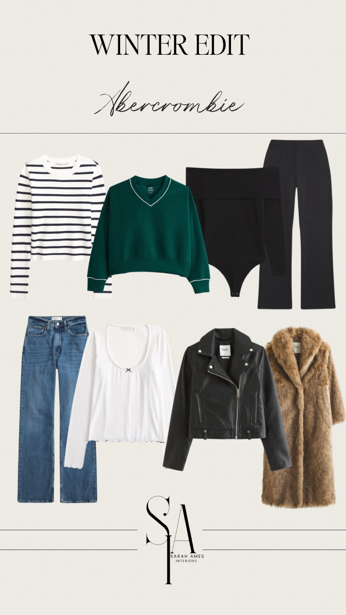 Winter fashion edit with bottoms tops and sweaters at Abercrombie !

#LTKmidsize #LTKworkwear #LTKwinter