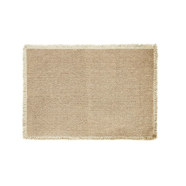 Better Homes & Gardens Fringe Cotton Rich 14" x 20" Table Placemat, Camel, 1 Piece - Walmart.com | Walmart (US)