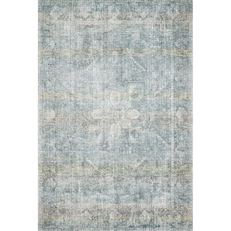 Loloi Rugs RUMIRUM-0200C0F0 Rumi 12' x 15' Wool and Viscose Hand Woven Tradition Teal Home Decor Rug | Build.com, Inc.