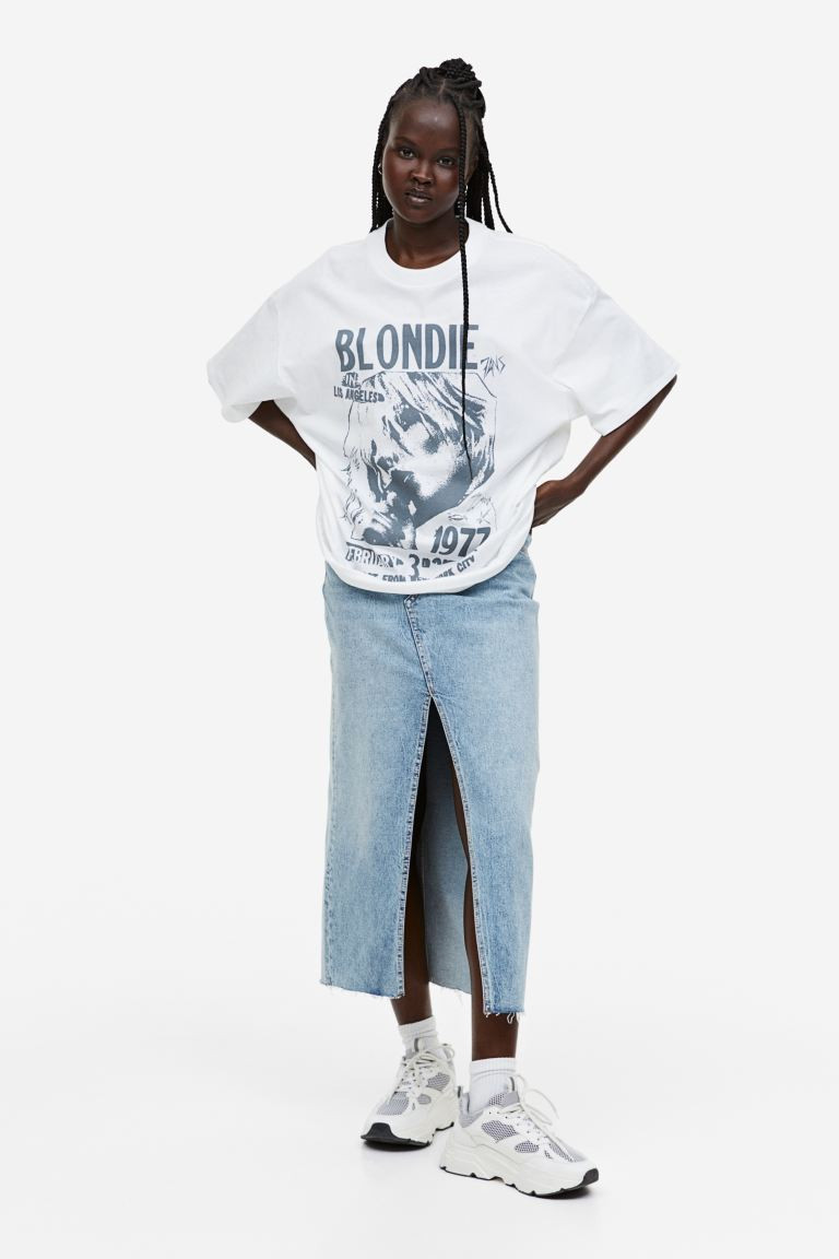 Oversized Printed T-shirt | H&M (US + CA)