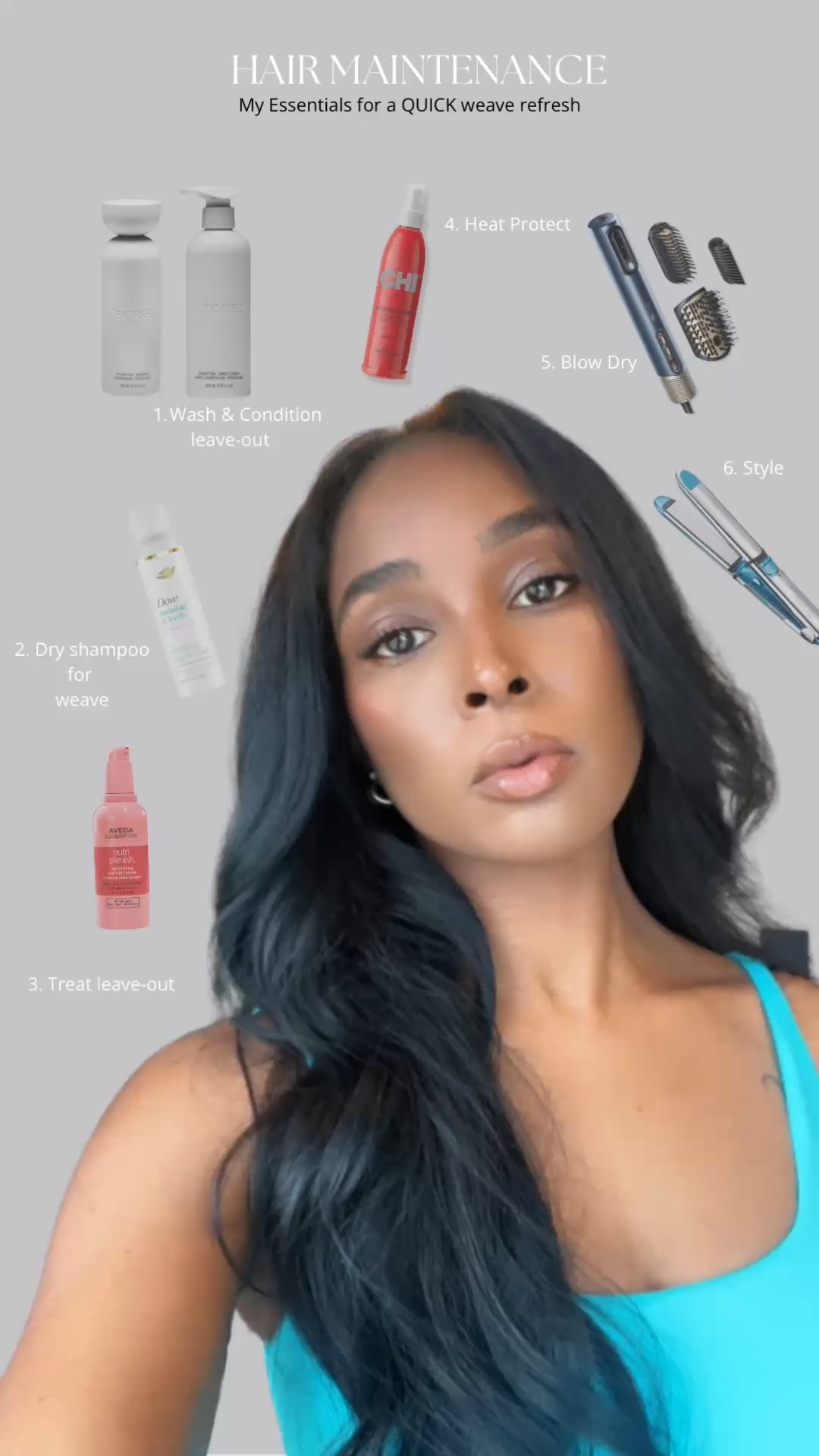 When I’m pressed for time and want to refresh my hair these are my go-to products and steps that I take! #hair #cecred #beautyroutine 

#LTKBeauty